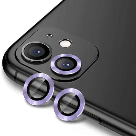 iPhone 12 Mini Uyumlu ​MKST CL-12 Premium Safir Parmak İzi Bırakmayan Anti-Reflective Kamera Len