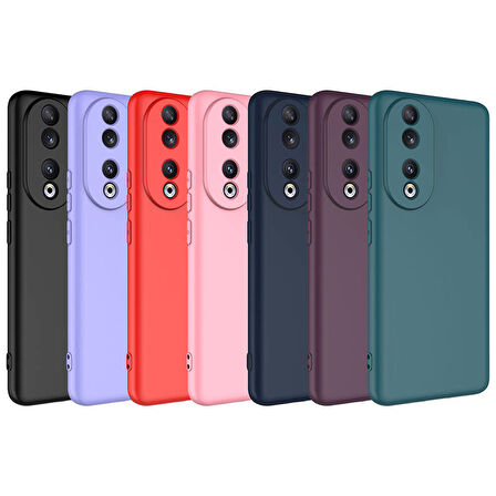 Huawei Honor 90 Kılıf Zore Mara Lansman Kapak-Mürdüm