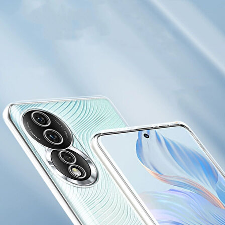 Huawei Honor 90 Kılıf Zore Süper Silikon Kapak-Renksiz