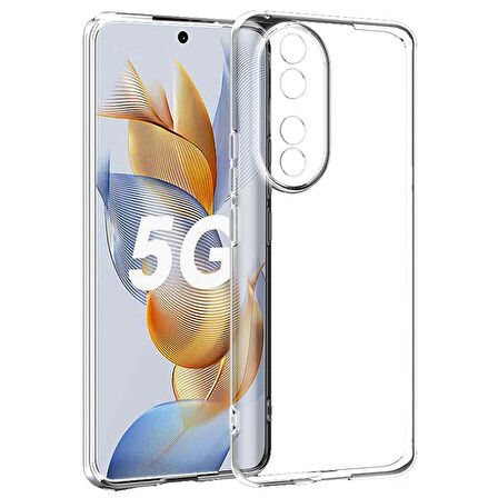Huawei Honor 90 Kılıf Zore Süper Silikon Kapak-Renksiz
