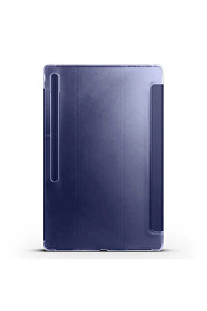 Galaxy Tab S9 Plus Smart Cover Standlı 1-1 Kılıf-lacivert