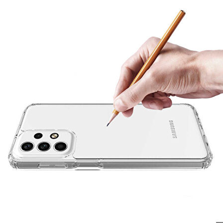 Galaxy A73 Uyumlu Zore 2mm Anti Shock Silikon-Renksiz