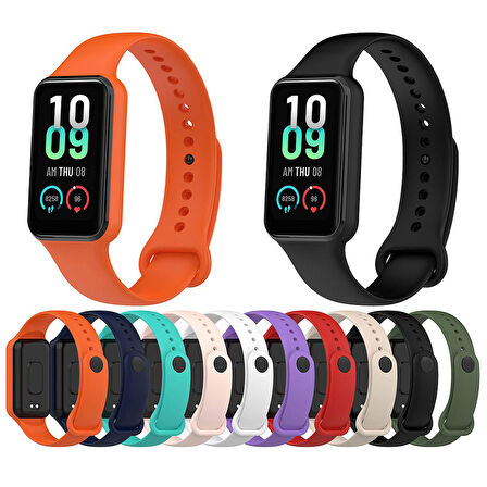 Xiaomi Redmi Smart Band 2 Uyumlu KRD-87 Uyumlu Zore Kordon-Siyah