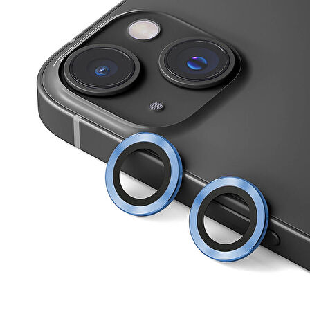 iPhone 14 Zore CL-12 Premium Safir Kamera Lens Koruyucu