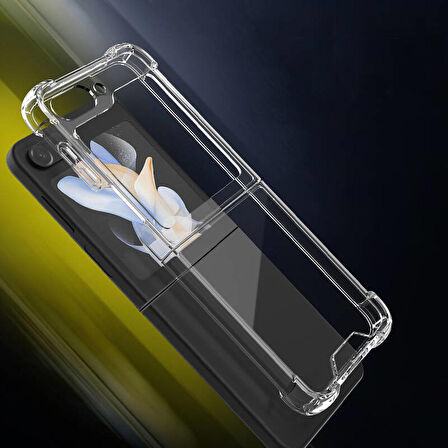 Galaxy Z Flip 5 Uyumlu Zore Nitro Anti Shock Silikon-Renksiz