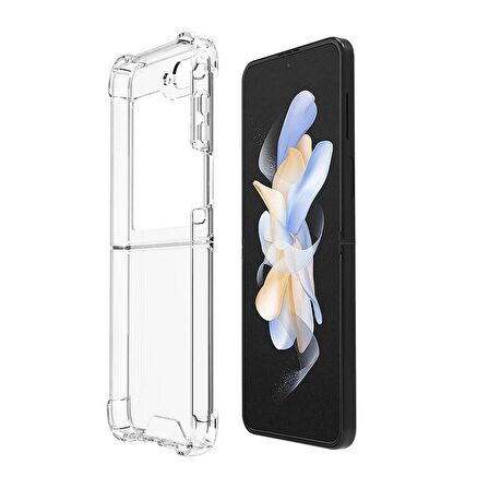 Galaxy Z Flip 5 Uyumlu Zore Nitro Anti Shock Silikon-Renksiz