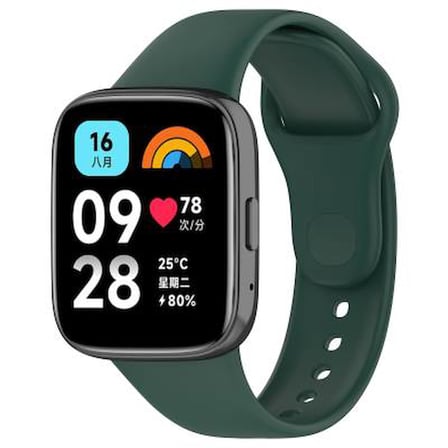 Lexroo Xiaomi Redmi Watch 3 Active Klasik Kordon - Koyu Yeşil