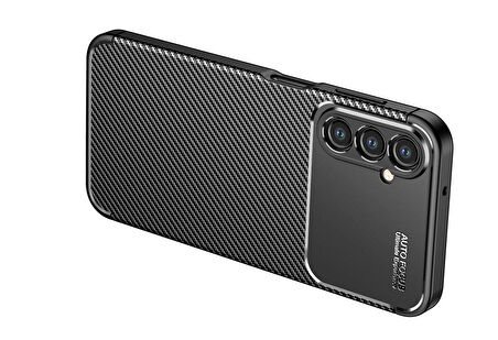 Galaxy M34 5G Uyumlu Zore Negro Silikon Kapak-Siyah