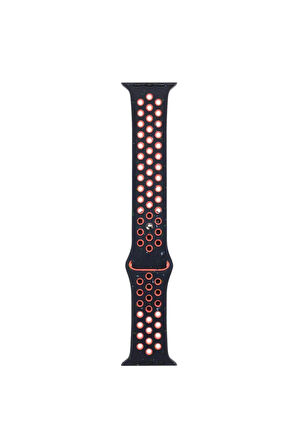 Apple Watch 44mm Kordon Yeni Seri 2023 Krd-02 Uyumlu Strap Kayış Lacivert