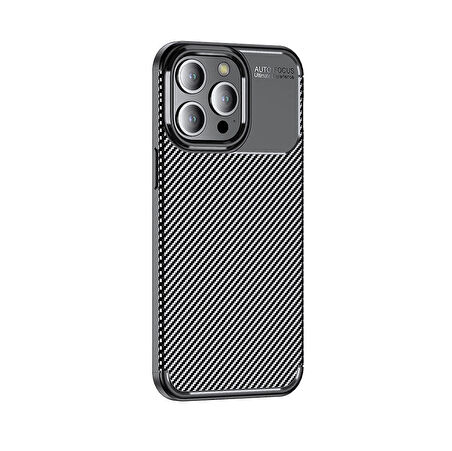 iPhone 15 Pro Max Uyumlu Zore Negro Silikon Kılıf-Siyah