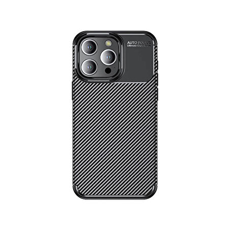 iPhone 15 Pro Max Uyumlu Zore Negro Silikon Kapak-Siyah