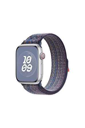 Apple Watch Ultra 49mm Uyumlu Krd-91 Hasır Kordon Strap Kayış - Yeşil