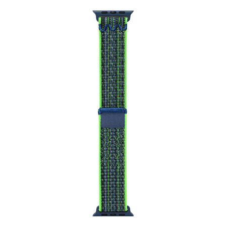 Watch 7 45mm Uyumlu KRD-91 Hasır Kordon Strap Kayış CLO- Yeşil