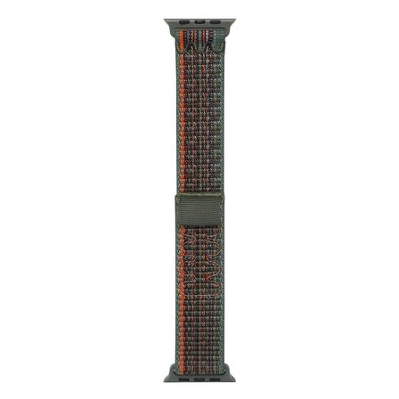 Watch 7 45mm Uyumlu KRD-91 Hasır Kordon Strap Kayış CLO- Koyu Yeşil