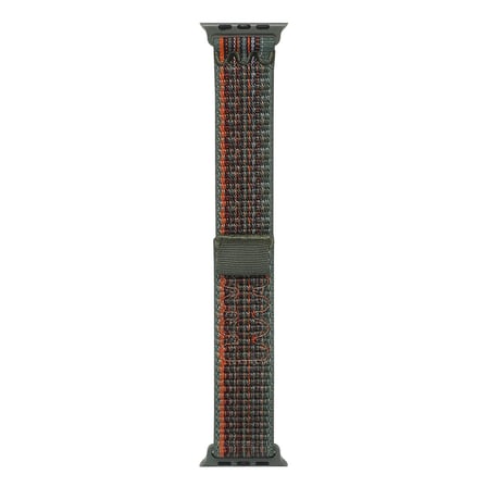 Watch 10 46mm Uyumlu KRD-91 Hasır Kordon Strap Kayış-Koyu Yeşil