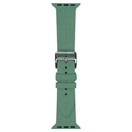 Vendas Apple Watch 7 41mm Uyumlu Kademe Ayarlı Silikon Kordon