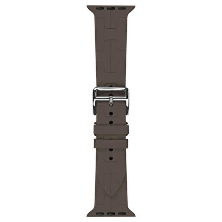 Vendas Apple Watch 7 41mm Uyumlu Kademe Ayarlı Silikon Kordon
