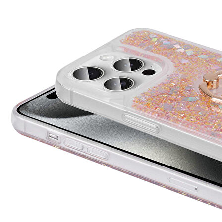 iPhone 15 Pro Uyumlu Zore Milce Kılıf-Gold