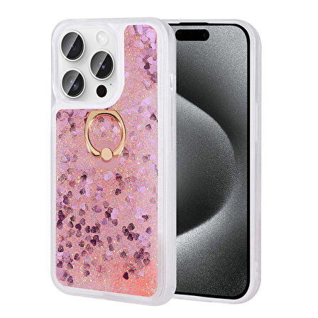 iPhone 15 Pro Uyumlu Zore Milce Kapak-Pembe