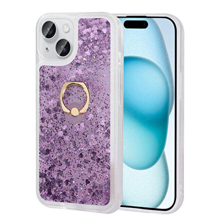iPhone 15 Plus Uyumlu Zore Milce Kapak-Mor