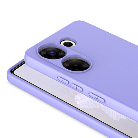 Tecno Camon 20 Pro 4G Kılıf Zore Mara Lansman Kapak-Koyu Mor
