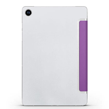 Galaxy Tab A9 Ensueno Smart Cover Standlı 1-1 Kılıf-Siyah