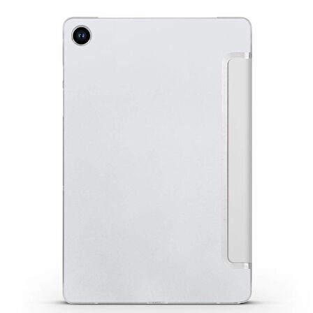 Galaxy Tab A9 Ensueno Smart Cover Standlı 1-1 Kılıf-Siyah