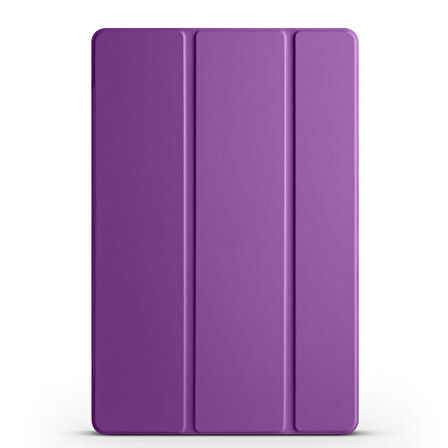 Galaxy Tab A9 Plus Ensueno Smart Cover Standlı 1-1 Kılıf-Mor