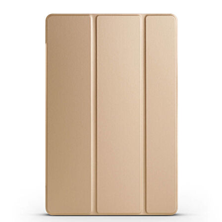 Galaxy Tab A9 Plus Ensueno Smart Cover Standlı 1-1 Kılıf-Gold