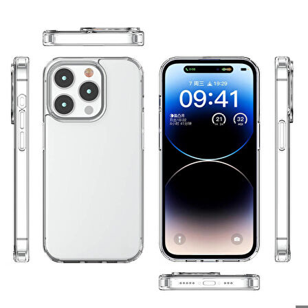 iPhone 15 Pro Uyumlu Zore Coss Kapak-Renksiz