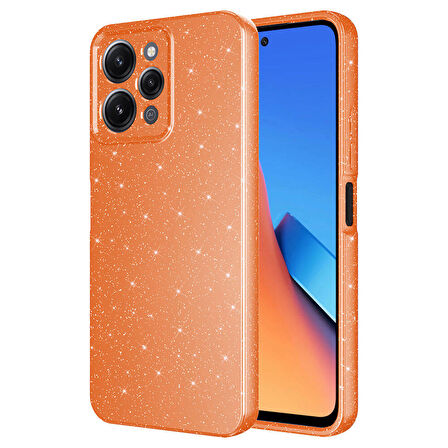 Xiaomi Redmi 12 Kılıf Kamera Korumalı Simli Lüks Koton Kapak