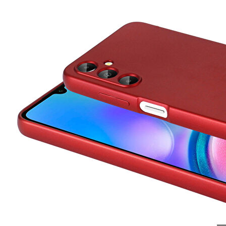 Galaxy A05S Uyumlu Zore Premier Silikon Kapak-Mürdüm