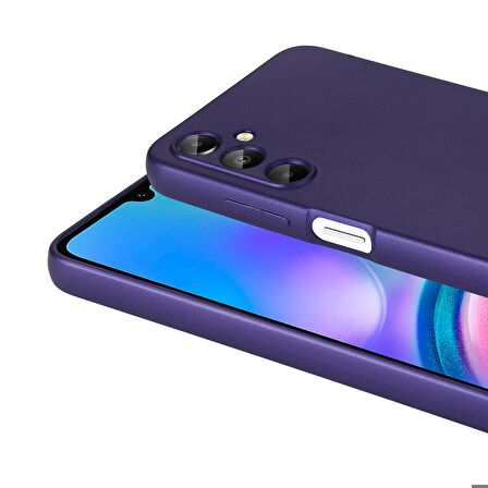 Galaxy A05S Uyumlu Zore Premier Silikon Kapak-Mürdüm
