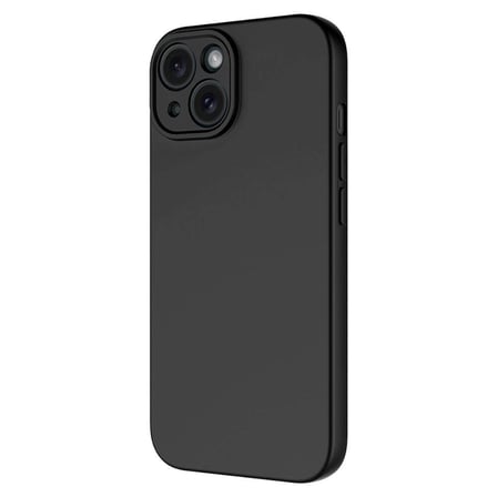 iPhone 15 Kılıf MKST Mara Lansman Kapak-Siyah