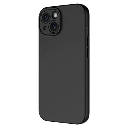 iPhone 15 Kılıf Zore Mara Lansman Kapak-Siyah