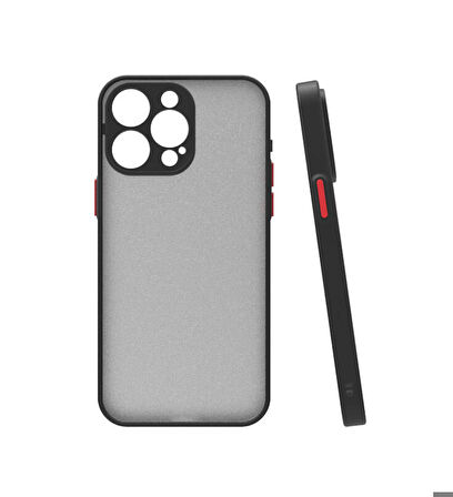 iPhone 15 Pro Uyumlu Zore Hux Kapak-Siyah