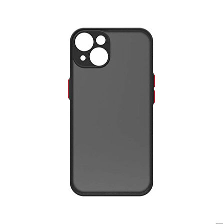 iPhone 15 Plus Uyumlu Zore Hux Kapak-Siyah