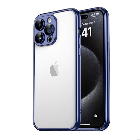 iPhone 15 Pro Max Uyumlu Zore Kamera Korumalı Bontez Bumper-Siyah
