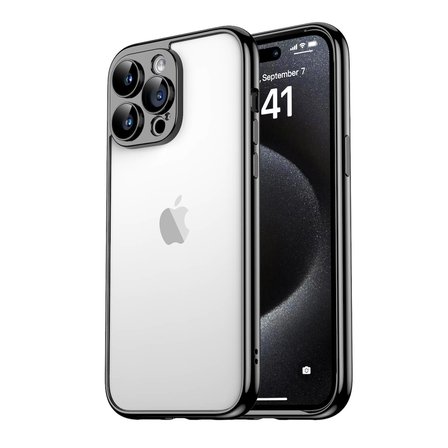 iPhone 15 Pro Max Uyumlu Zore Kamera Korumalı Bontez Bumper-Lacivert