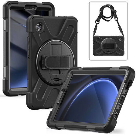 Galaxy Tab A9 ​MXSP Defender Tablet Silikon - Siyah