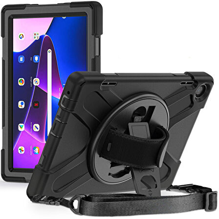 Lenovo Tab M10 HD (2.Nesil) 2022 ​ALT Defender Tablet Silikon - Siyah