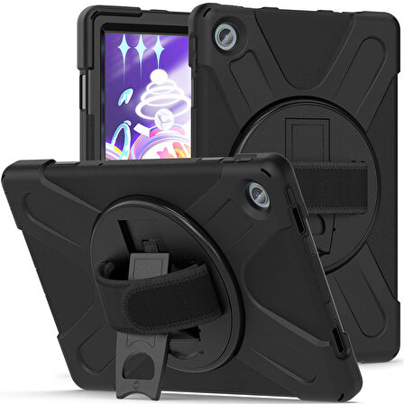 Lenovo Tab M10 Plus TB-125F - TB-128F 3. Jenerasyon ​İNC Defender Tablet Silikon - Siyah