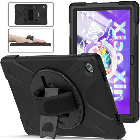 Lenovo Tab M10 Plus TB-125F - TB-128F 3. Jenerasyon ​İNC Defender Tablet Silikon - Siyah
