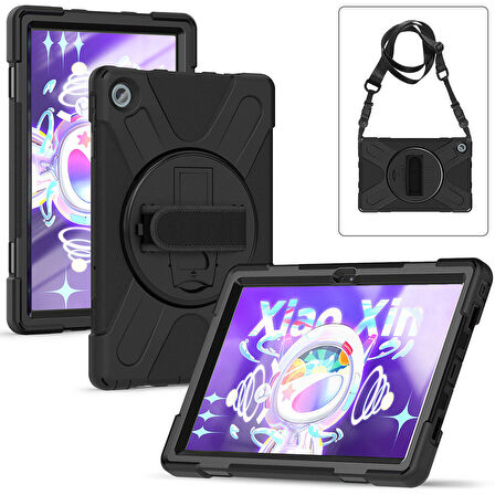 Lenovo Tab M10 Plus TB-125F - TB-128F 3. Jenerasyon ​İNC Defender Tablet Silikon - Siyah