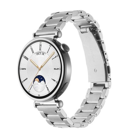 Huawei GT4 18mm Uyumlu KRD-04 Metal Zore Kordon-Starlight