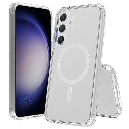 Galaxy S23 FE Uyumlu Zore Tacsafe Wireless Kapak-Renksiz