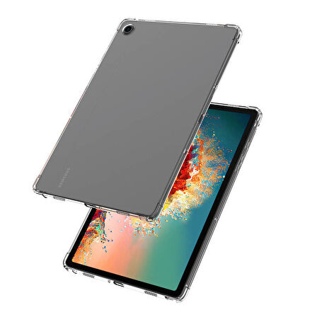 Galaxy Tab A9 Plus Kılıf  Uyumlu ​HLP Tablet Nitro Anti Shock Silikon Kapak-Renksiz