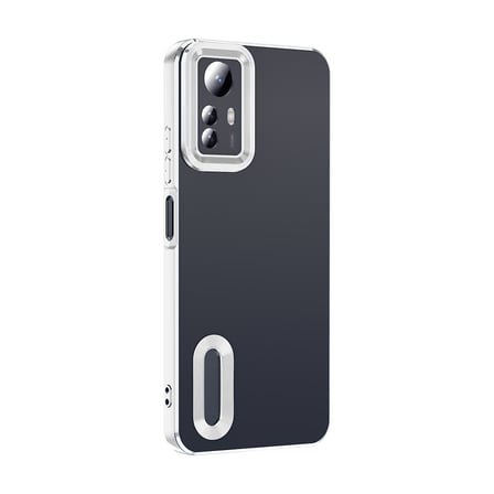 Redmi Note 12S Kılıf Kamera Korumalı Logo Gösteren NRTK Omega Kapak - Derin Mor