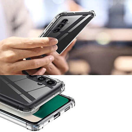 Galaxy S23 FE Uyumlu Zore 2mm Anti Shock Silikon-Renksiz