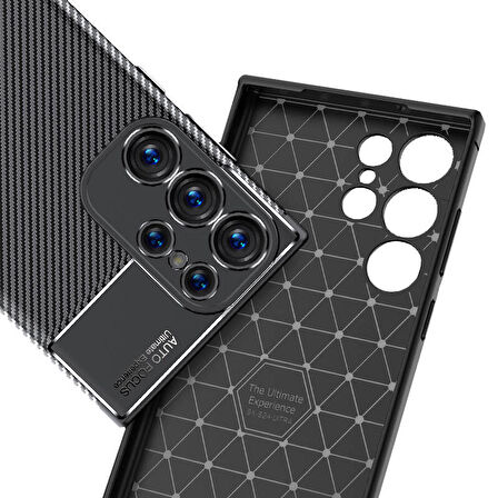 Galaxy S24 Ultra Uyumlu Zore Negro Silikon Kapak-Siyah